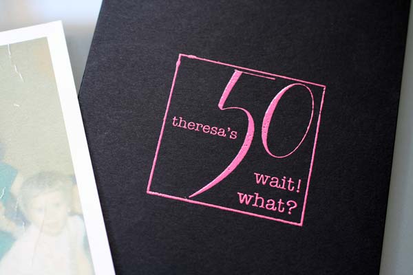 "Dear Karla, If only I could ask you to design a card that would express my love of your design..."