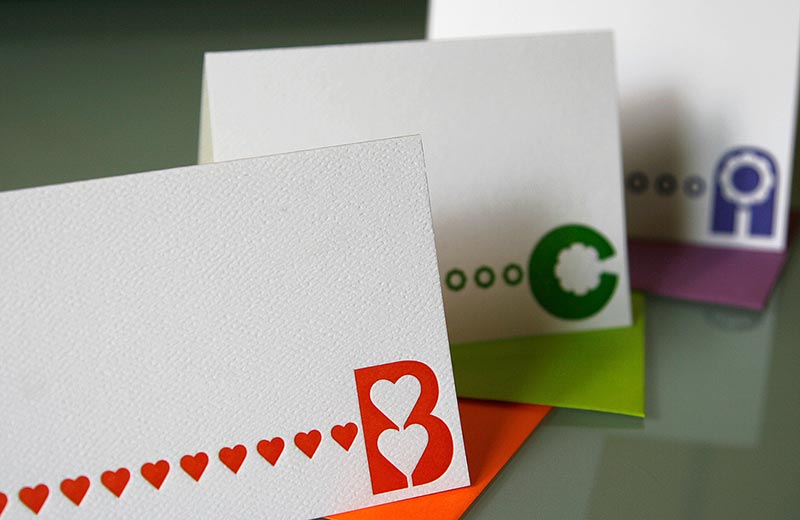 Our New Monogram Cards - The Whimsy Collection