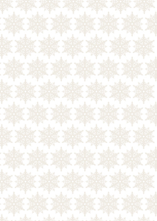 Snowflake Pattern Holiday Gift Wrap from Sky of Blue Cards $6 for 2 sheets