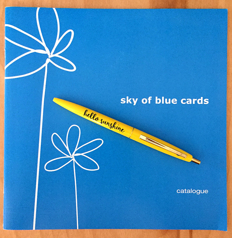 Sky of Blue Cards Catalog