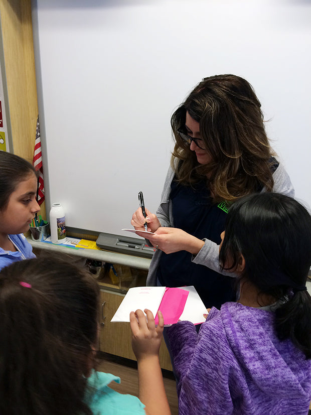 Sky of Blue Cards is bringing note card writing back one student at a time.