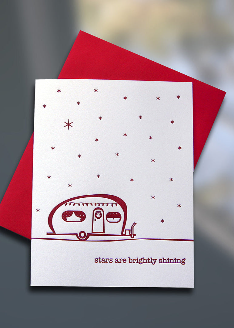 Holiday Camper - Christmas Card