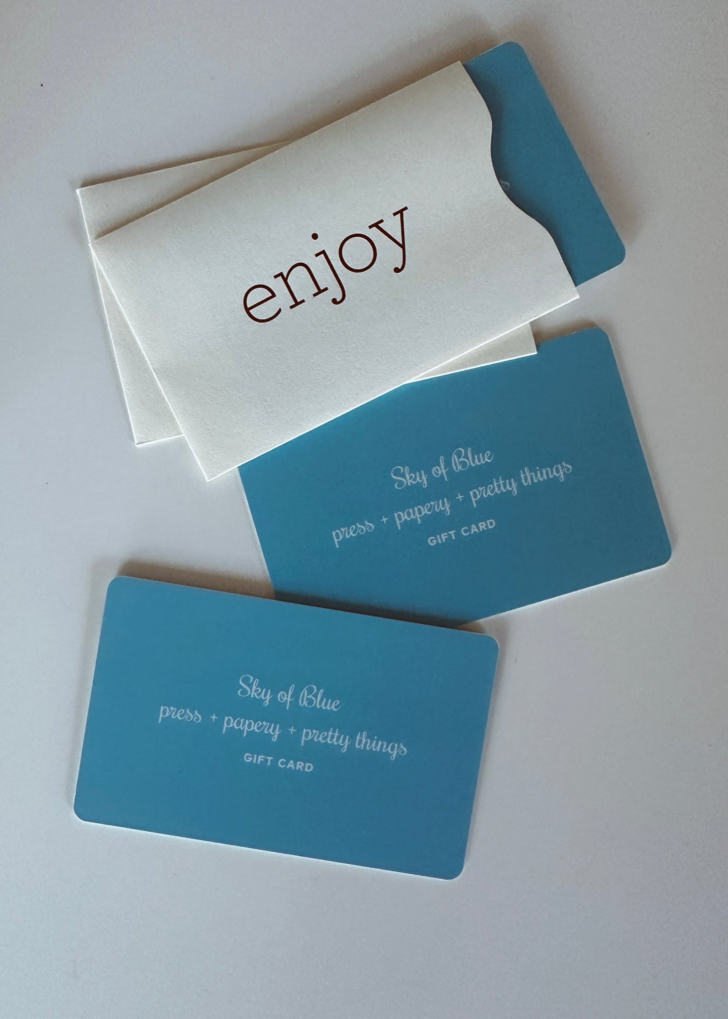 Sky of Blue Press & Papery Gift Cards