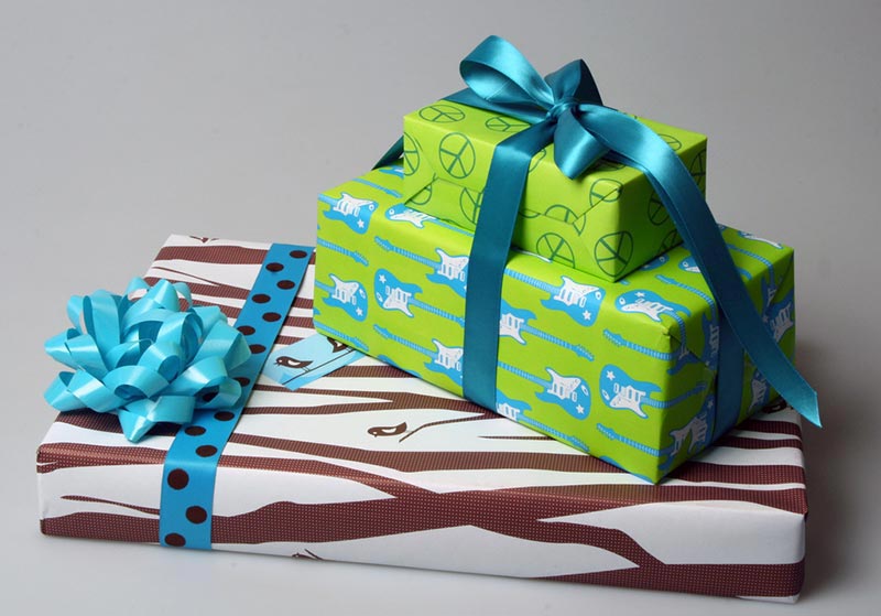 Gift Wrap - Sky of Blue Cards - $6 for 2 sheets 19x27