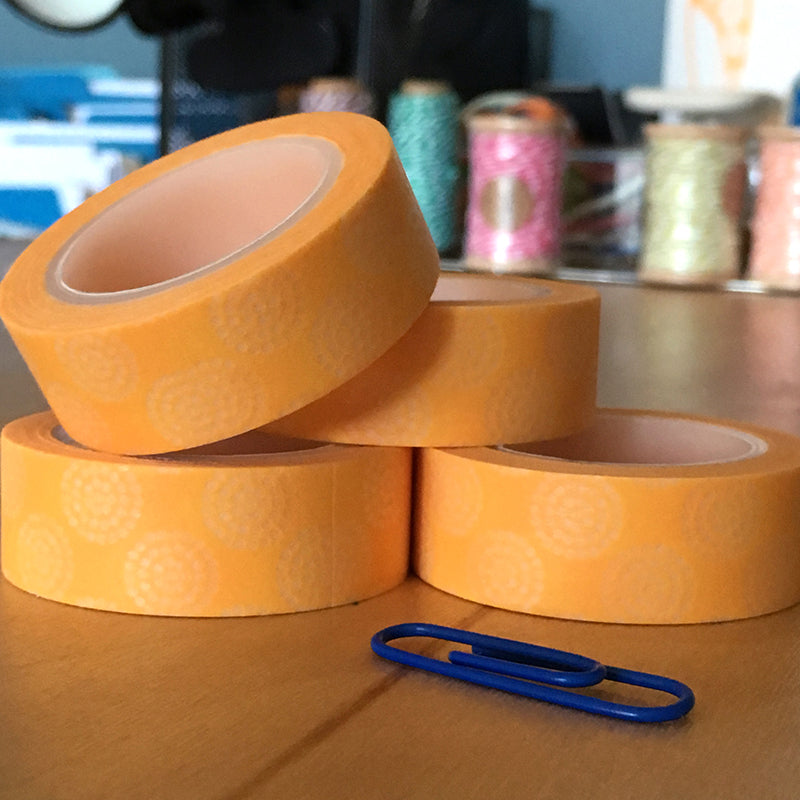 Patterned Washi Tape by InTheClear, available at Sky of Blue Cards for $3/ea. www.skyofbluecards.com